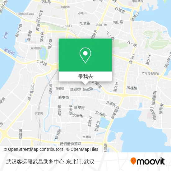 武汉客运段武昌乘务中心-东北门地图