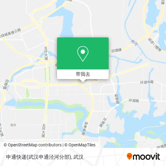 申通快递(武汉申通泾河分部)地图