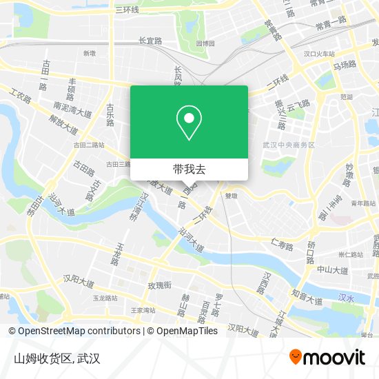 山姆收货区地图