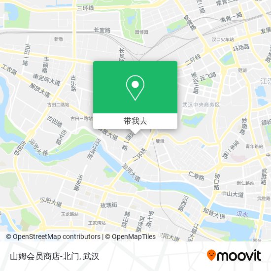 山姆会员商店-北门地图