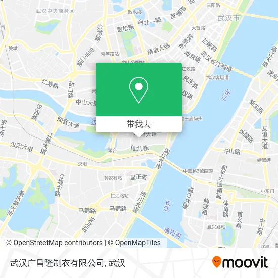 武汉广昌隆制衣有限公司地图