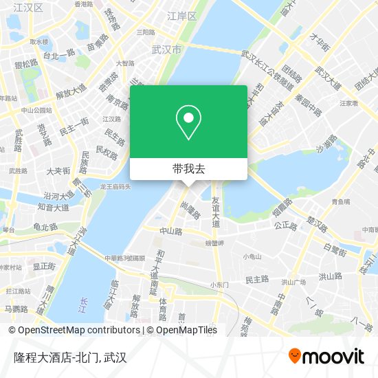 隆程大酒店-北门地图