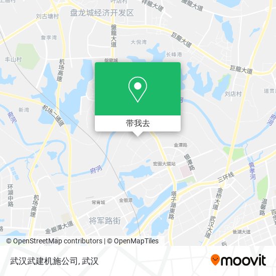 武汉武建机施公司地图