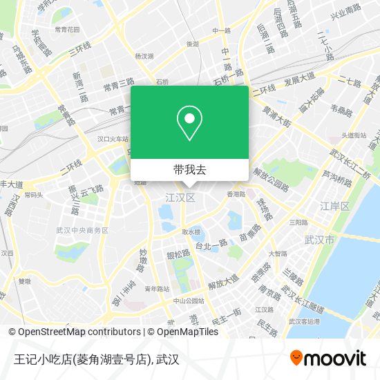 王记小吃店(菱角湖壹号店)地图