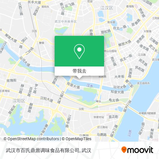 武汉市百氏鼎鼐调味食品有限公司地图