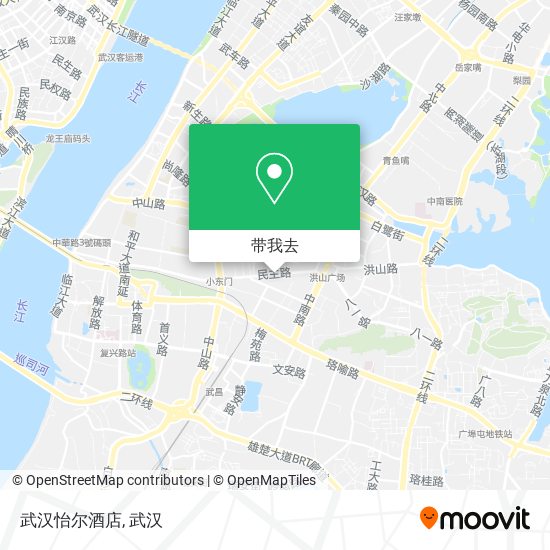 武汉怡尔酒店地图