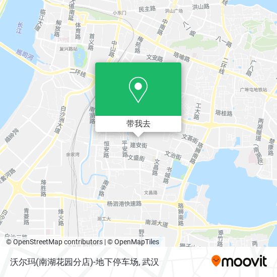 沃尔玛(南湖花园分店)-地下停车场地图