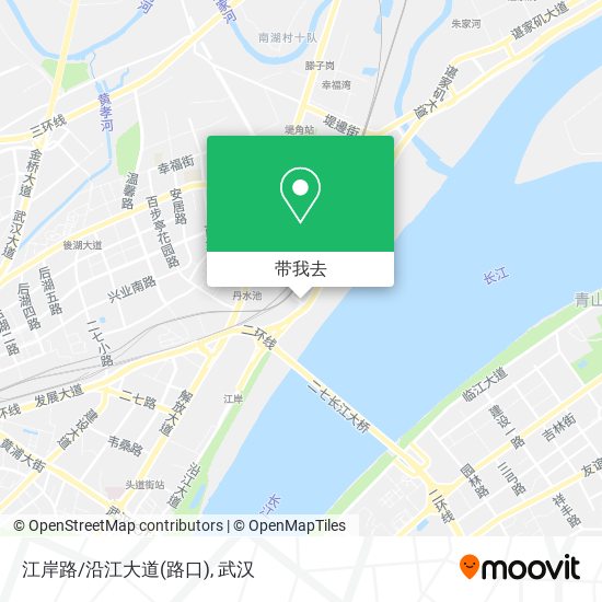 江岸路/沿江大道(路口)地图