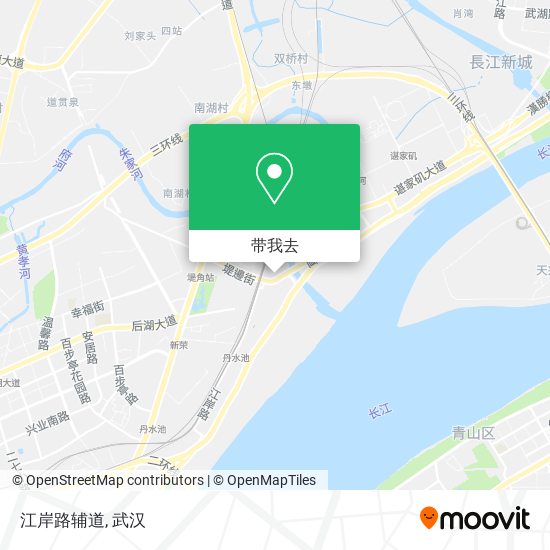 江岸路辅道地图
