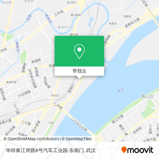 华祥泰江岸路8号汽车工业园-东南门地图