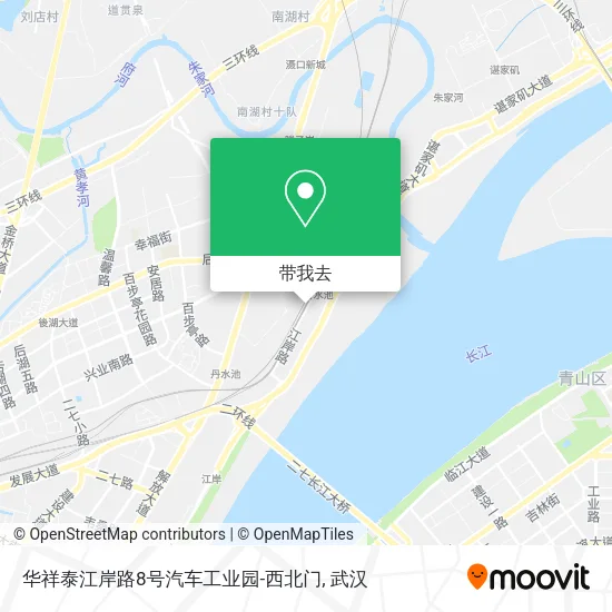 华祥泰江岸路8号汽车工业园-西北门地图