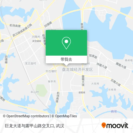巨龙大道与露甲山路交叉口地图