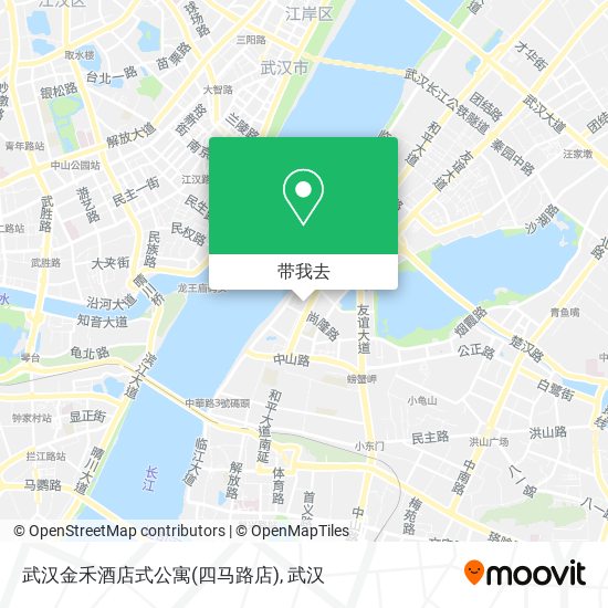 武汉金禾酒店式公寓(四马路店)地图
