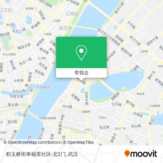 积玉桥街幸福里社区-北2门地图