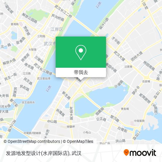 发源地发型设计(水岸国际店)地图