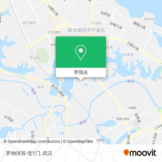 罗纳河谷-北1门地图