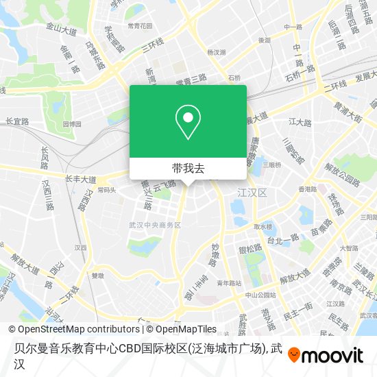 贝尔曼音乐教育中心CBD国际校区(泛海城市广场)地图