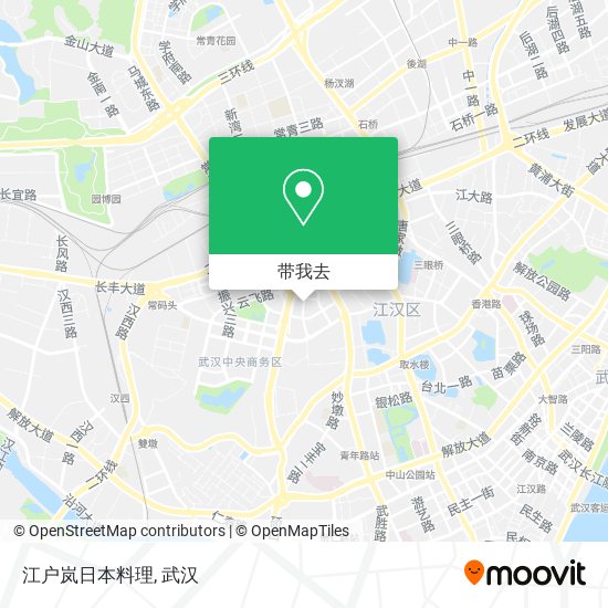 江户岚日本料理地图