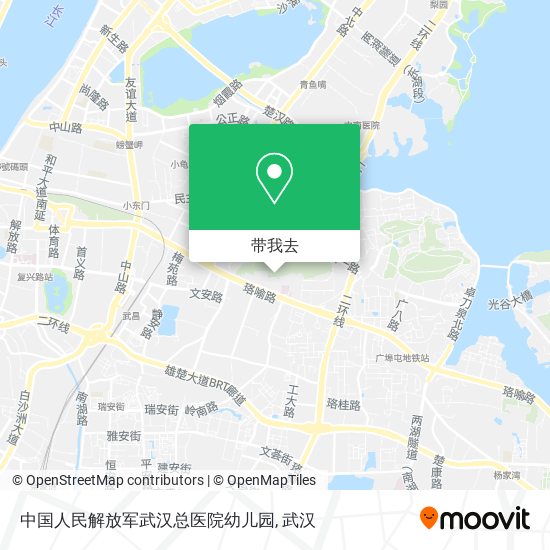 中国人民解放军武汉总医院幼儿园地图