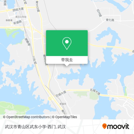 武汉市青山区武东小学-西门地图