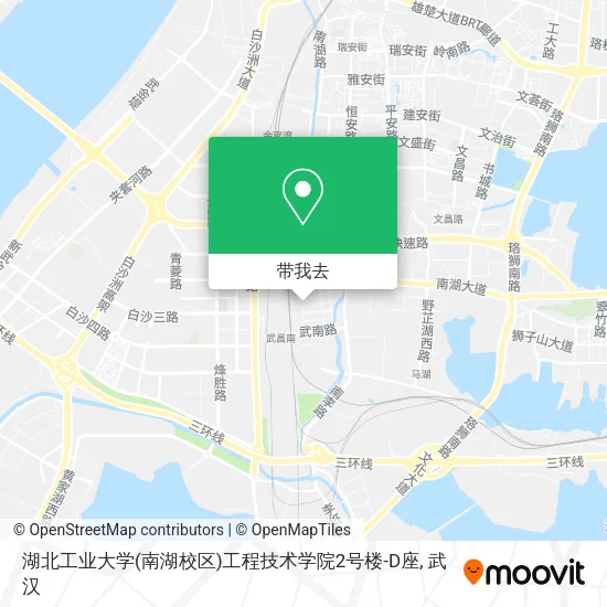 湖北工业大学(南湖校区)工程技术学院2号楼-D座地图