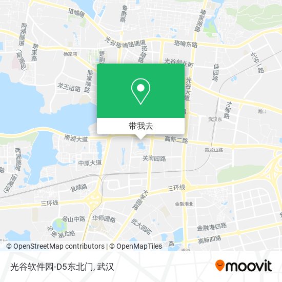光谷软件园-D5东北门地图