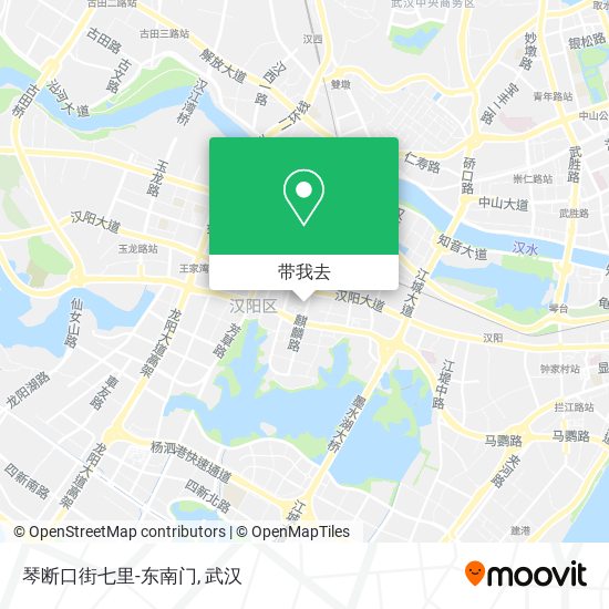 琴断口街七里-东南门地图