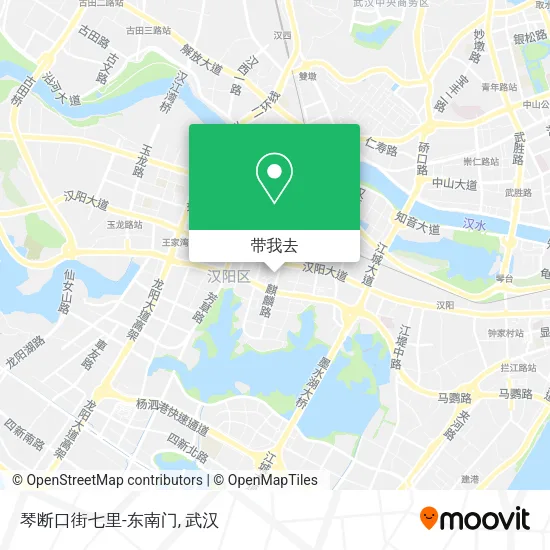 琴断口街七里-东南门地图