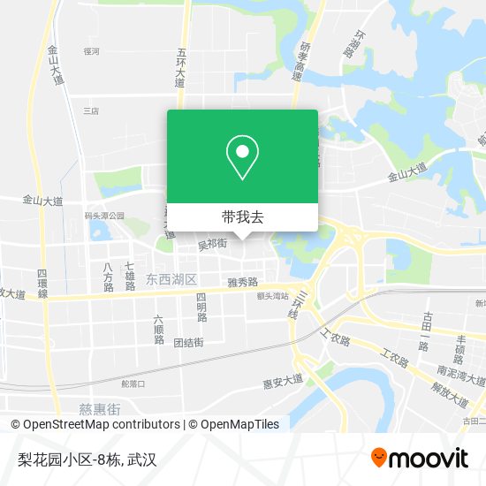 梨花园小区-8栋地图