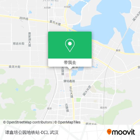 谭鑫培公园地铁站-D口地图