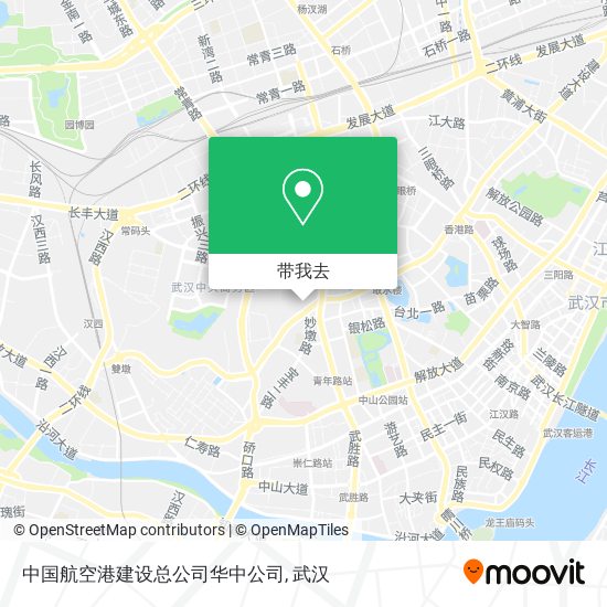 中国航空港建设总公司华中公司地图