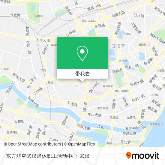 东方航空武汉退休职工活动中心地图