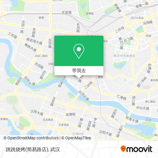 跳跳烧烤(简易路店)地图