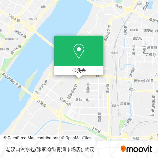 老汉口汽水包(张家湾街青润市场店)地图