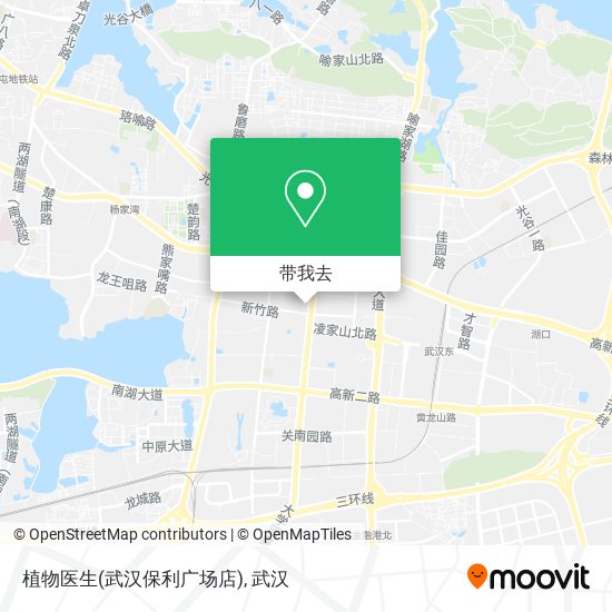 植物医生(武汉保利广场店)地图