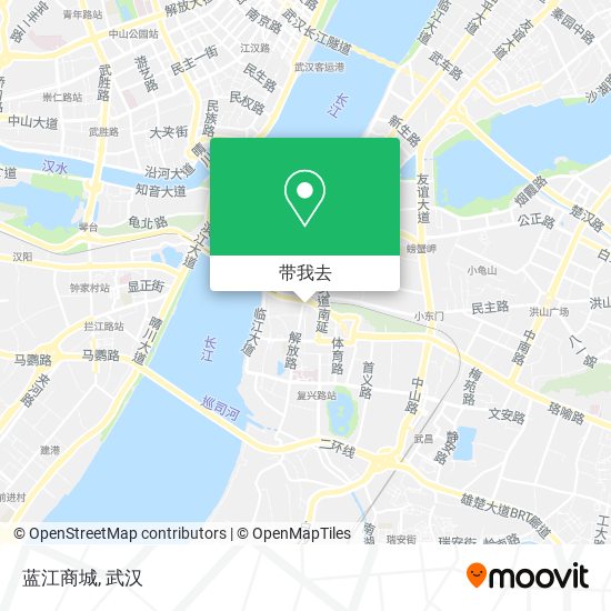 蓝江商城地图