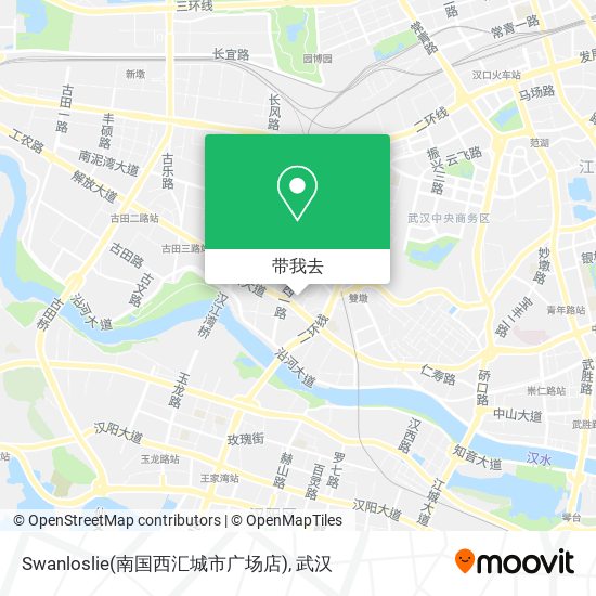 Swanloslie(南国西汇城市广场店)地图