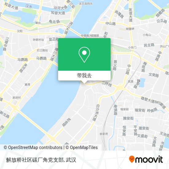 解放桥社区碳厂角党支部地图
