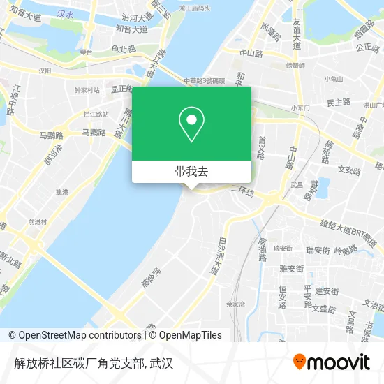 解放桥社区碳厂角党支部地图