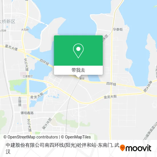 中建股份有限公司南四环线(阳光)砼拌和站-东南门地图