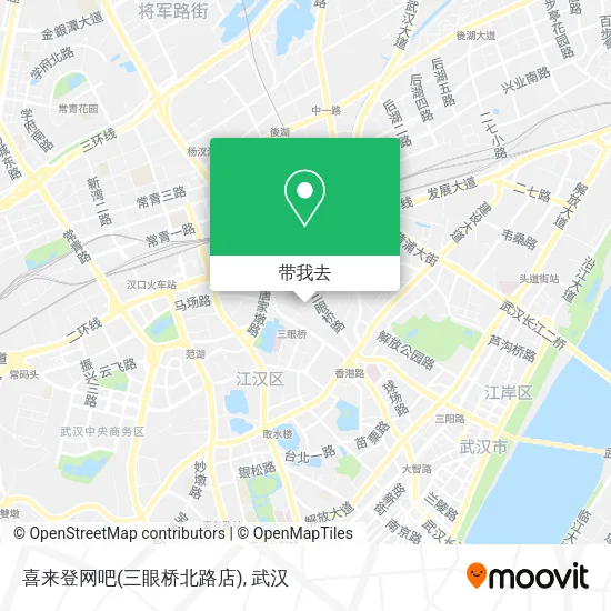 喜来登网吧(三眼桥北路店)地图