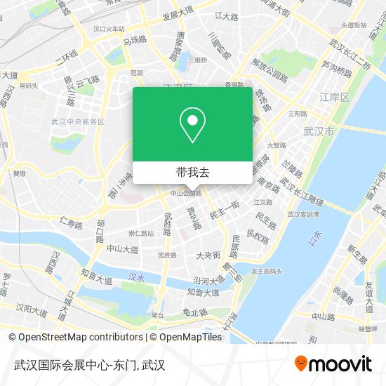 武汉国际会展中心-东门地图