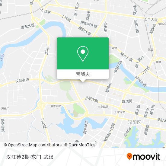 汉江苑2期-东门地图