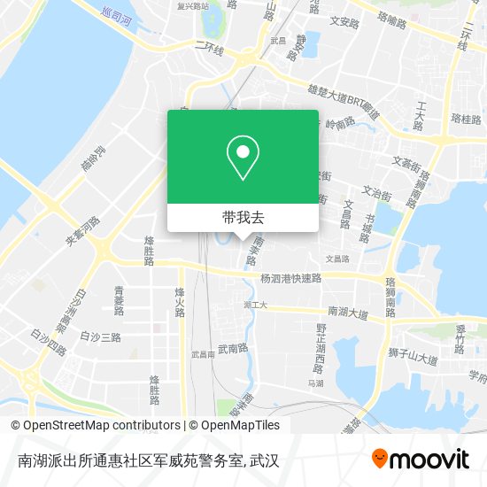 南湖派出所通惠社区军威苑警务室地图