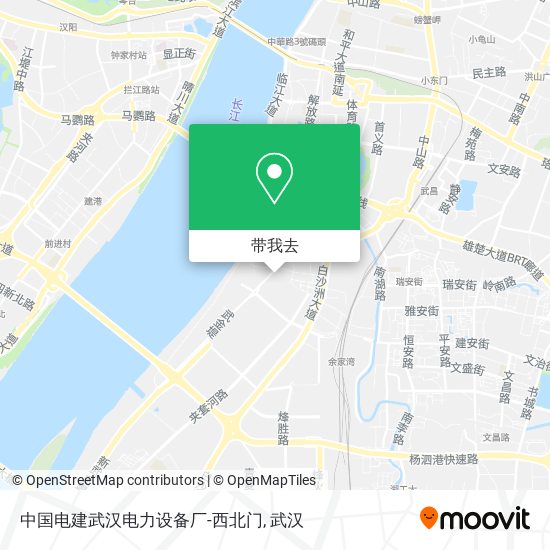 中国电建武汉电力设备厂-西北门地图