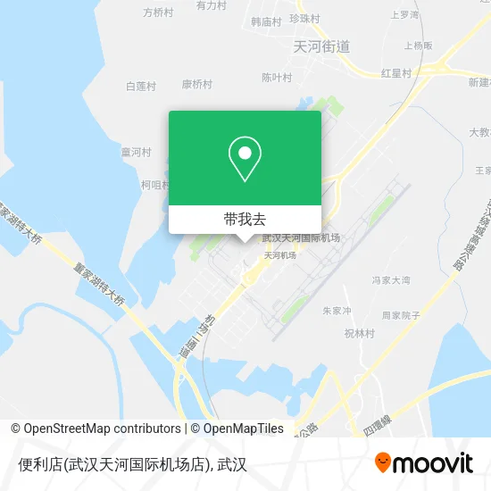 便利店(武汉天河国际机场店)地图