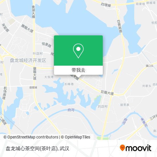盘龙城心茶空间(茶叶店)地图