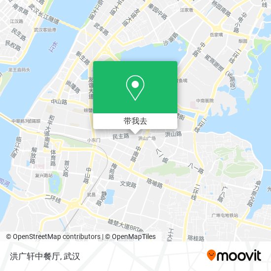 洪广轩中餐厅地图