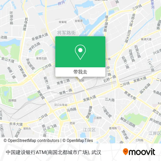 中国建设银行ATM(南国北都城市广场)地图