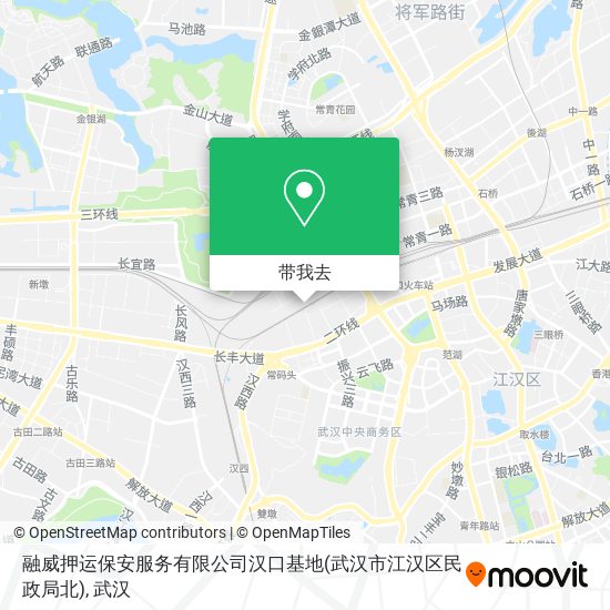 融威押运保安服务有限公司汉口基地(武汉市江汉区民政局北)地图